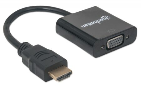 Manhattan Convertidor HDMI Macho - VGA Hembra, Negro - Imagen 3
