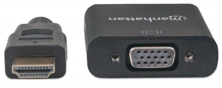 Manhattan Convertidor HDMI Macho - VGA Hembra, Negro - Imagen 4
