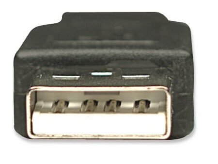 Manhattan Cable USB A Macho - USB A Macho, 1.8 Metros, Negro - Imagen 3