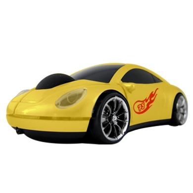 Mouse BRobotix Óptico 400038Y, Alámbrico, USB, 1200DPI, Negro/Amarillo