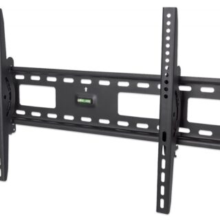 Montaje Soporte de Pared con Ajuste Vertical para Pantalla 37'' - 70'' o 75KGs, Negro
