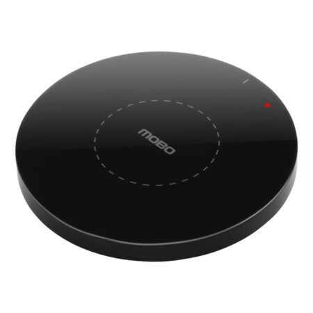 Cargador Inalámbrico MOBO Circular Negro - Imagen 2