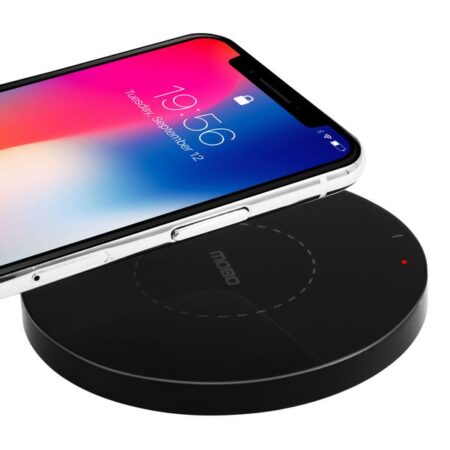 Cargador Inalámbrico MOBO Circular Negro - Imagen 4