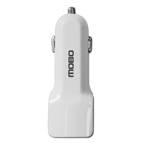 Cargador para Auto Mobo 2 Puertos USB-A Blanco - Imagen 2