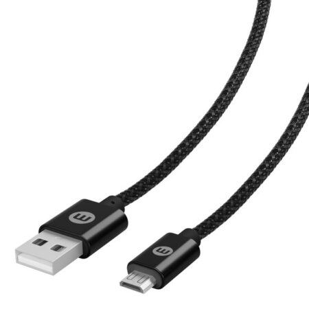 Cable Mobo Caucho Lightning Negro 2M - Imagen 4
