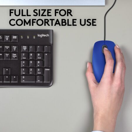 Mouse Logitech Óptico M110 Silent, Alámbrico, USB, 1000DPI, Azul - Imagen 5