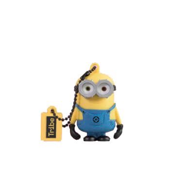 Memoria USB Tribe Minions Bob, 16GB, USB 2.0, Azul/Amarillo - Imagen 2