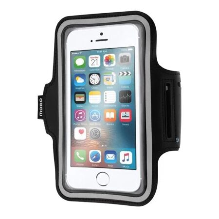 Funda con Tapa Mobo Para Brazo Universal Negro 6.3 Pulgadas