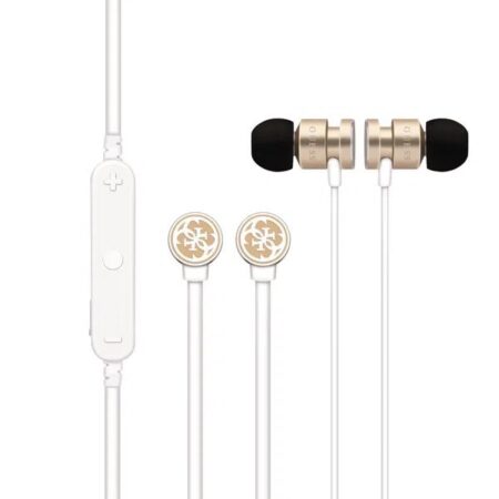 Audífonos Guess Bluetooth Blanco con Dorado - Imagen 3