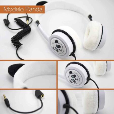 iFrogz AUDIFONOS para NIÑOS ERGONÓMICOS (Panda) - Imagen 2