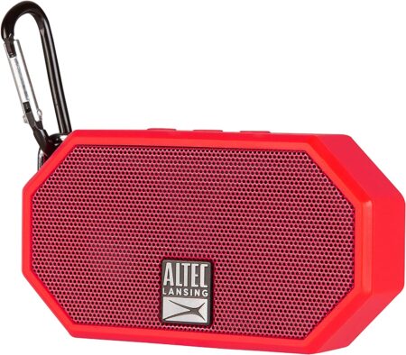 Altec Lansing Bocina Bluetooth Mini Resistente al Agua, Rojo - Imagen 2