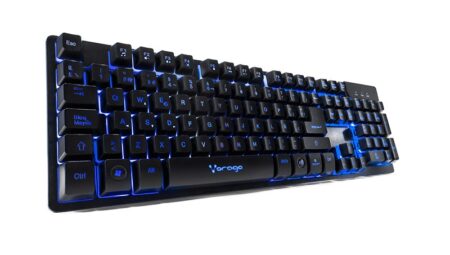 Teclado Vorago KB-502, Alámbrico, USB, Negro