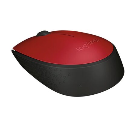 Mouse Óptico Logitech M170 - Inalámbrico - USB - 2 Botones + Scroll - Rojo - Imagen 2