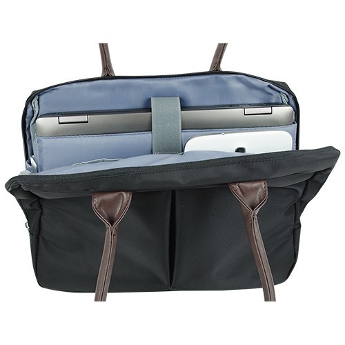 Perfect Choice Bolsa de Poliéster City Chic para Laptop 14'', Negro - Imagen 3