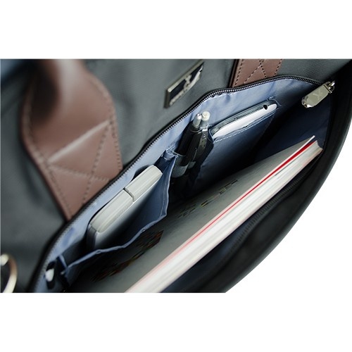 Perfect Choice Bolsa de Poliéster City Chic para Laptop 14'', Negro - Imagen 7