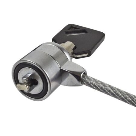 Candado de Llave para Laptops, 2 Metros, Gris - Imagen 3