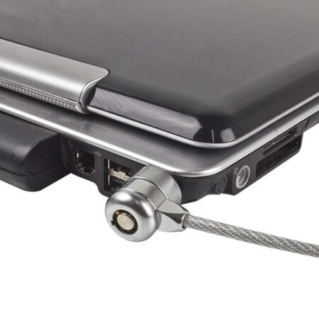 Candado de Llave para Laptops, 2 Metros, Gris - Imagen 2