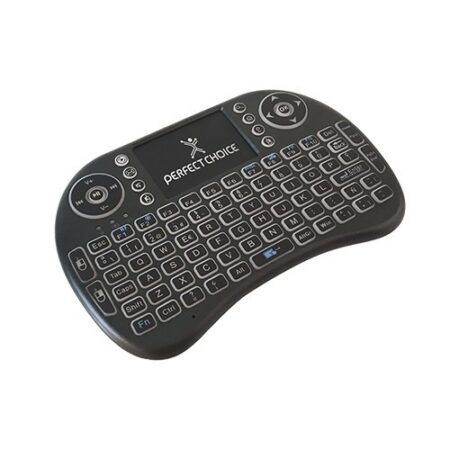 Perfect Choice Mini Teclado de Entretenimiento, Inalámbrico, Negro - Imagen 3