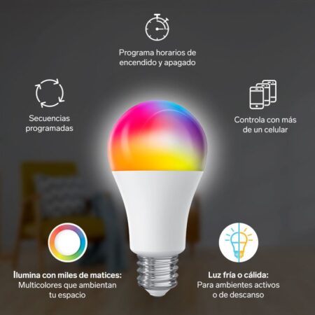 Foco LED Wi-Fi multicolor, de 10W - Imagen 3
