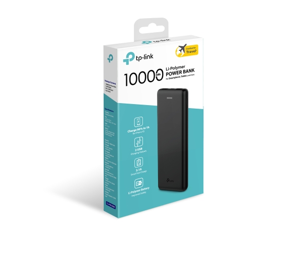 Power Bank de 10000mAh Polímero de Litio