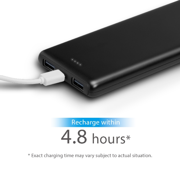 Power Bank de 10000mAh Polímero de Litio - Imagen 4
