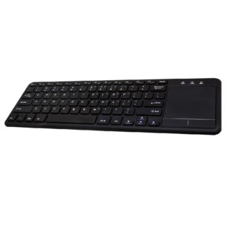 Teclado Techzone TZ18TEC01BT, Inalámbrico, Bluetooth, Negro
