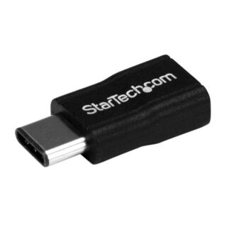 Adaptador USB-C Macho - USB 2.0 Hembra, Negro