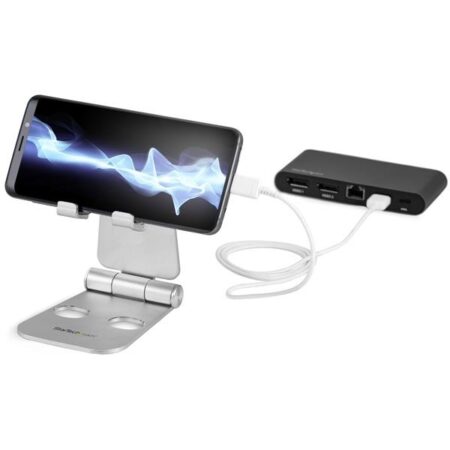 Base para Celular y Tablet max. 13", Plata - Imagen 3
