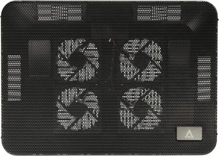 Acteck Base Enfriadora AC-916561 para Laptop 17", con 4 Ventiladores, Negro - Imagen 2