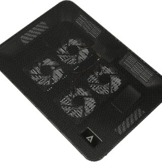 Acteck Base Enfriadora AC-916561 para Laptop 17", con 4 Ventiladores, Negro