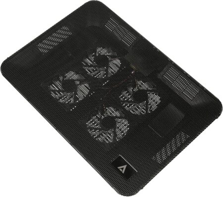 Acteck Base Enfriadora AC-916561 para Laptop 17", con 4 Ventiladores, Negro