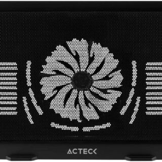 Base para Laptop ACTECK AC929080 para Laptops de hasta 15", 1 ventilador. Color Negro.