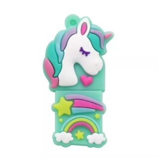 MEMORIA USB BROBOTIX 190432-29 DE 32GB DE UNICORNIO ARCOIRIS