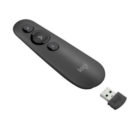 Presentador Inalámbrico Logitech R500 con puntero Láser rojo. Color Negro. - Imagen 2