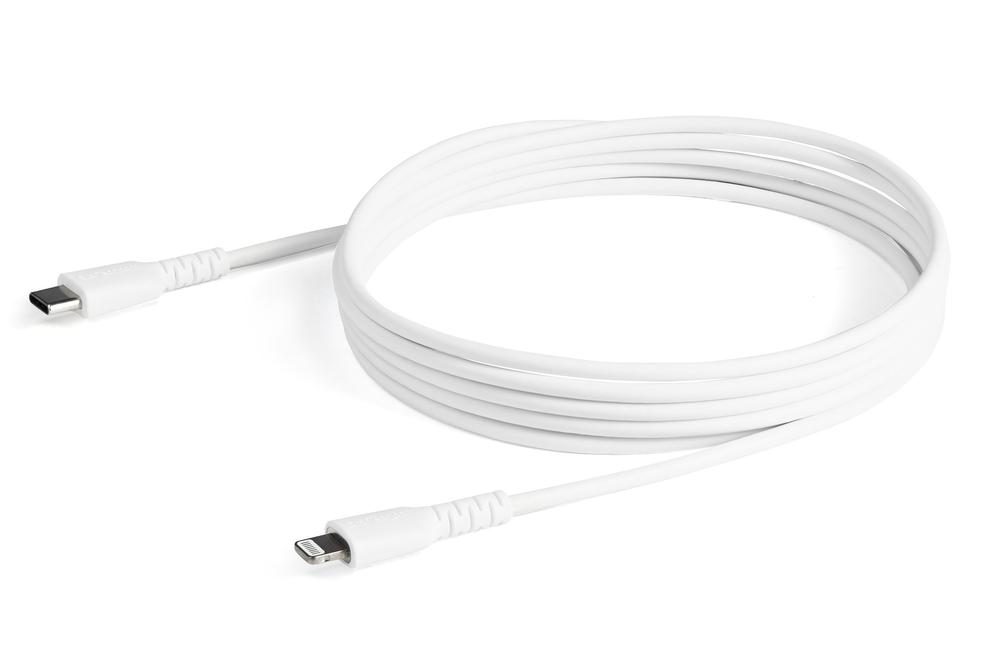 Cavo USB-C 2 Metri, Rinforzato Con Fibra Aramidica, Schermato EMI, Guaina TPE, Bianco - 4