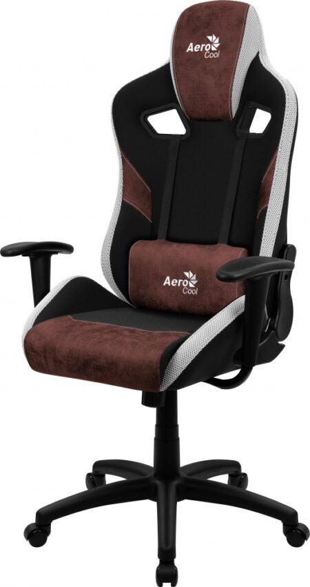 Aerocool Silla Gamer COUNT AeroSuede, hasta 150Kg, Negro/Rojo - Imagen 3