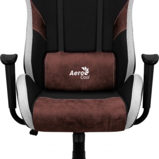 Aerocool Silla Gamer COUNT AeroSuede, hasta 150Kg, Negro/Rojo