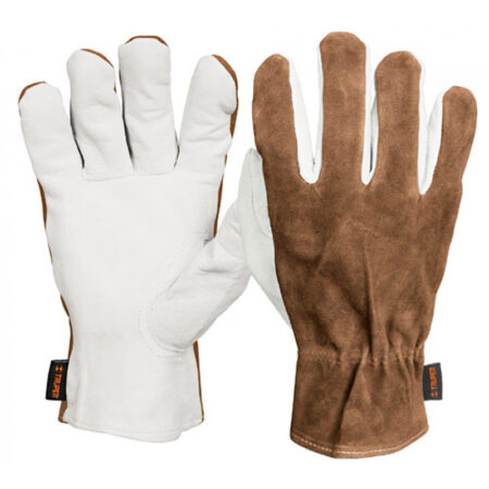 Guantes Piel De Cabra Con Dorso De Carnaza Truper 14288