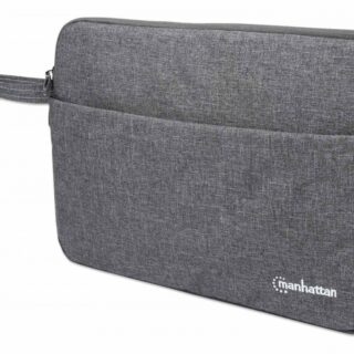 Manhattan Funda de Poliéster 439916 para Tablet 14.5", Gris