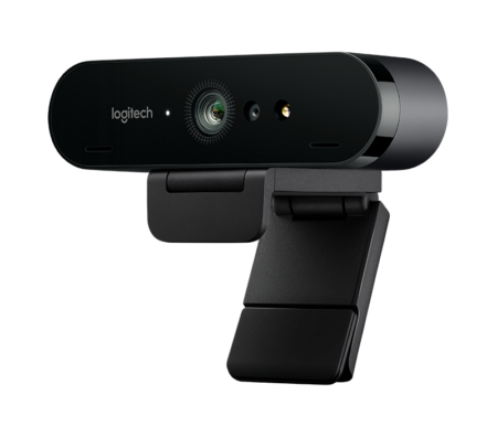 Logitech Webcam con Micrófono BRIO, 4K Ultra HD, 4096 x 2160 Pixeles, USB 3.0, Negro - Imagen 2