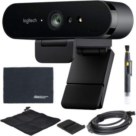 Logitech Webcam con Micrófono BRIO, 4K Ultra HD, 4096 x 2160 Pixeles, USB 3.0, Negro - Imagen 4