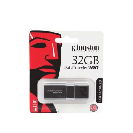 Memoria USB Kingston DataTraveler 100 G3, 32GB, USB 3.0, Lectura 100MB/s, Escritura 10MB/s, Negro - Imagen 4
