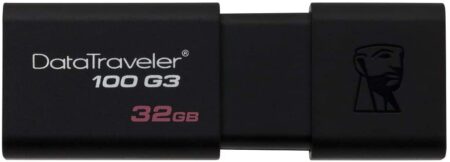 Memoria USB Kingston DataTraveler 100 G3, 32GB, USB 3.0, Lectura 100MB/s, Escritura 10MB/s, Negro - Imagen 3