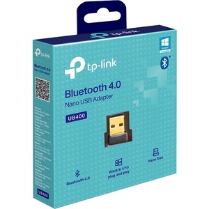 TP-LINK Adaptador Bluetooth TP-Link UB400 - Bluetooth 4.0 para Computadora de escritorio/Notebook - USB 2.0 - Externo