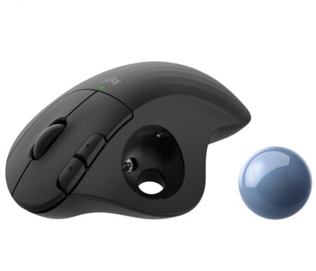 Mouse Ergonómico Logitech Óptico Ergo M575, Inalámbrico, Bluetooth/USB, 2000DPI, Negro - Imagen 4