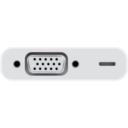 Apple Adaptador Lightning Macho - VGA Hembra, 7.5cm, Blanco, para iPod/iPhone/iPad