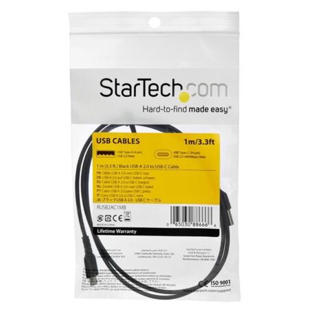 StarTech.com Cable USB-C Macho - USB-C Macho, 1 Metro, Negro - Imagen 4