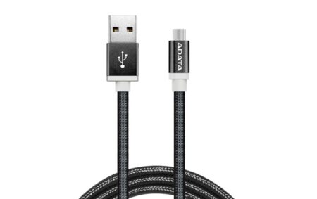 Adata Cable Android USB 2.0 A Macho - Micro USB 2.0 B Macho, 1 Metro, Negro