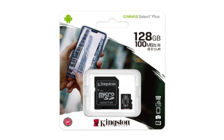 Memoria Flash Kingston Canvas Select Plus, 128GB MicroSDXC UHS-I Clase 10, con Adaptador - Imagen 5