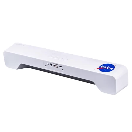 TechZone Bocina Soundbar , Bluetooth, Inalámbrico, 10W RWS, USB, Blanco